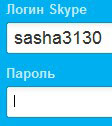 авторизация в программе Skype